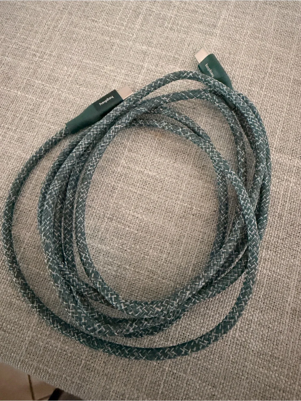 heyday USB-C to USB-C Fast Charging Cable — Teal